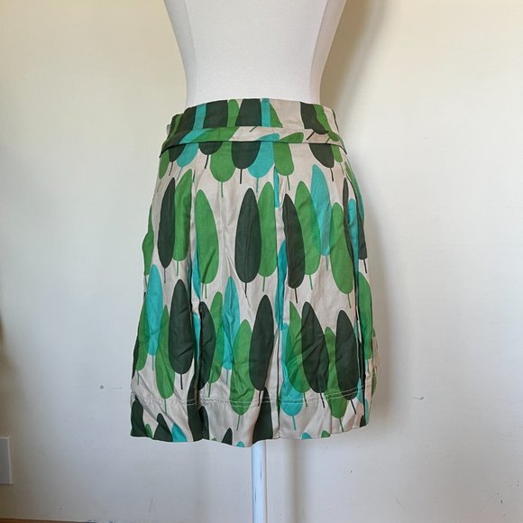 Orla Kiely Tree Print Silk Skirt 1 - Picture 2 of 13